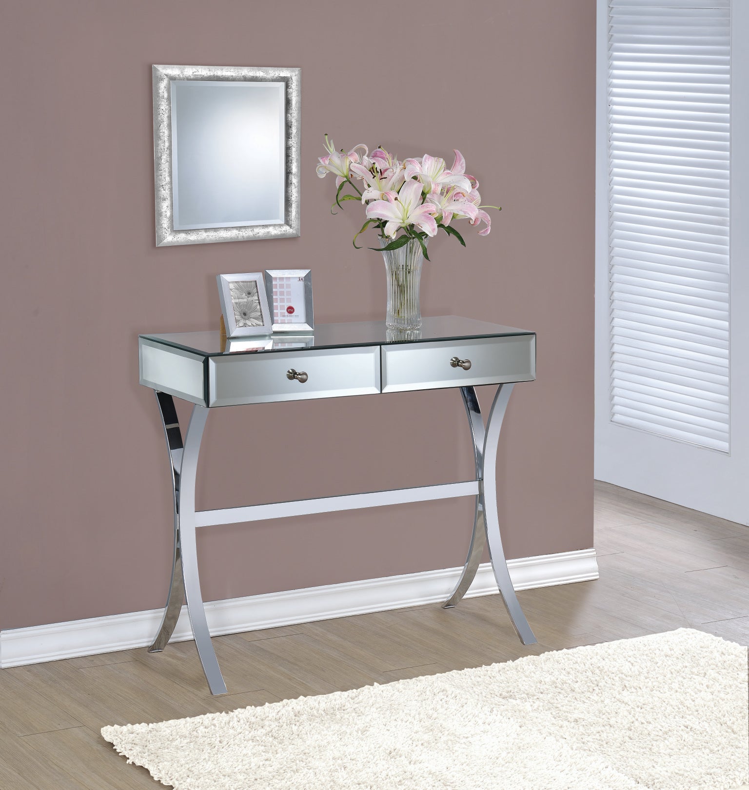 CT757 - Mirrored Console Table