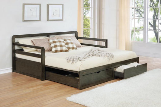 DB2221Twin XL Daybed with Trundle and Drawers