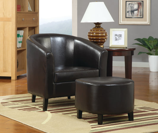AC473 - Accent Chair with Ottoman