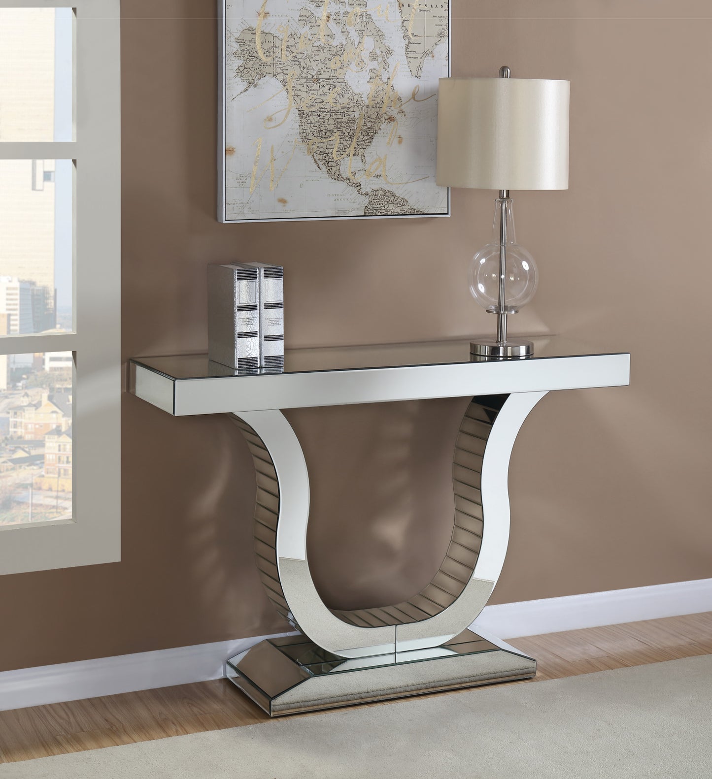 CT763 - Mirrored Console Table