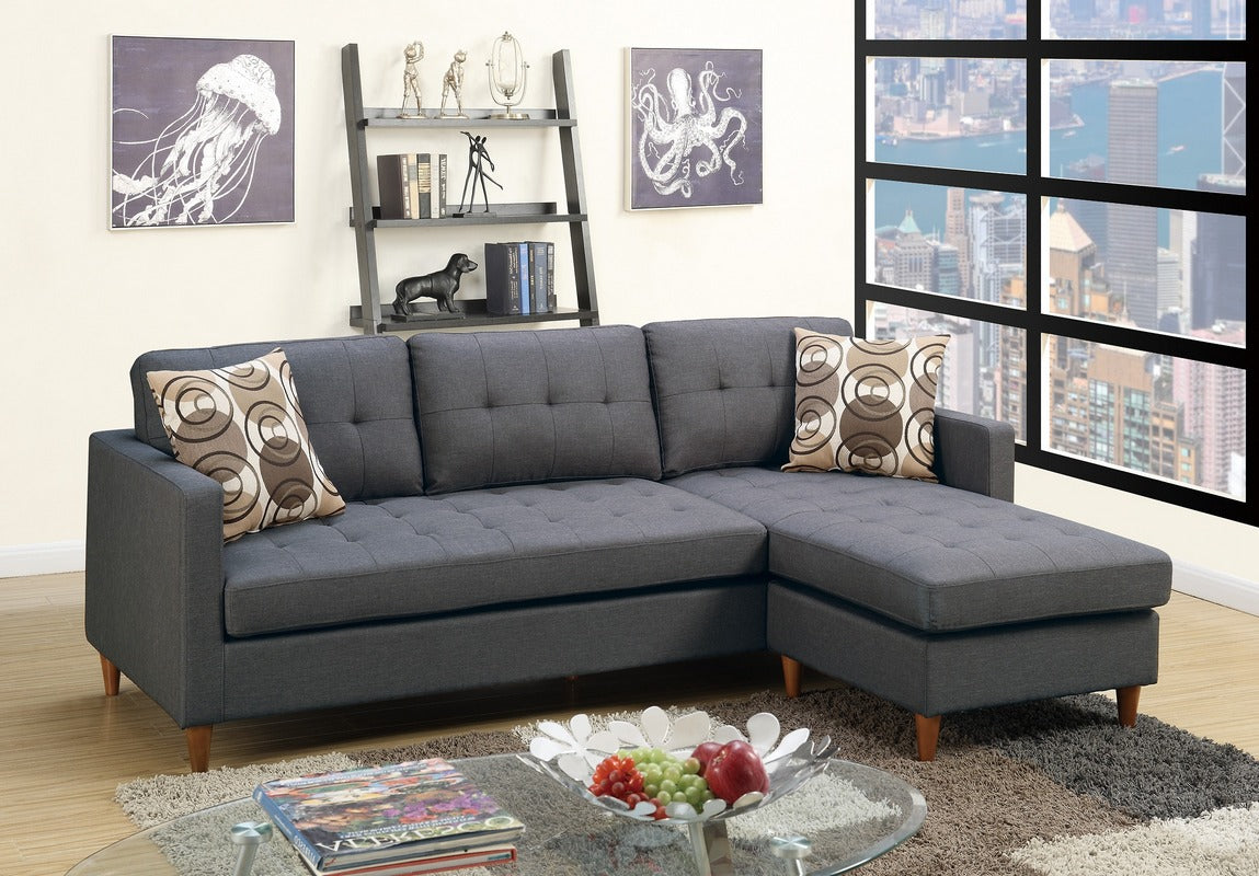SEC1140 - Sectional Blue Grey
